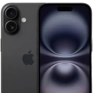 Tapa Trasera Negro Iphone 16 Plus