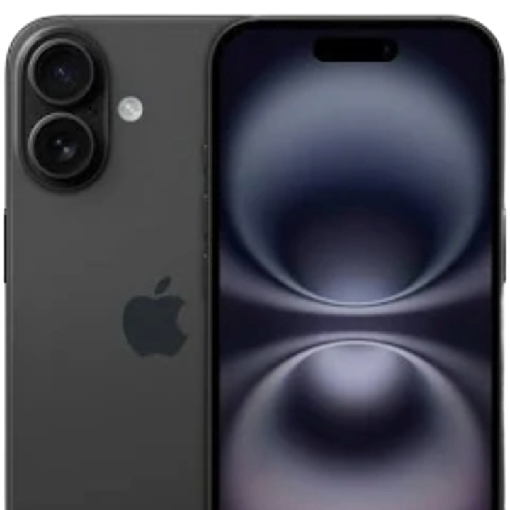 Tapa Trasera Negro Iphone 16 Plus