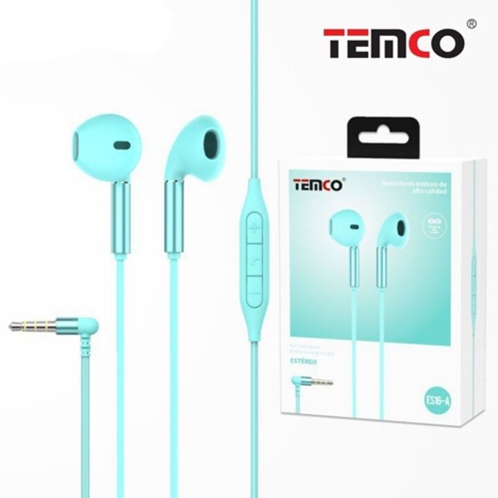 Auriculares con Mic ES16 AzuL