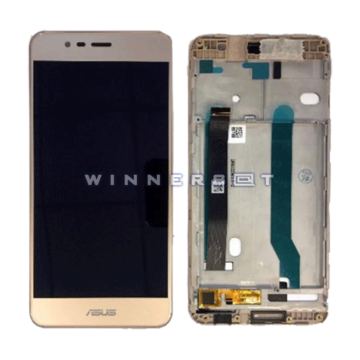 Pantalla con marco Zenfone 3 Max ZC520TL Dorada