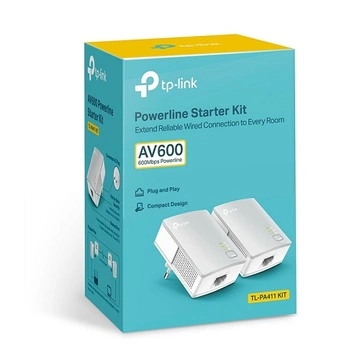 Adaptador Powerline TPLink TL-PA4010Kit 600Mbps