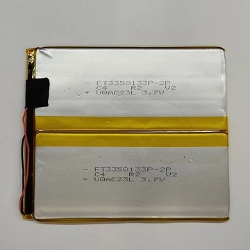 FT3358133P-2P 3,7V 13,4cm 11,4cm 0,3cm 