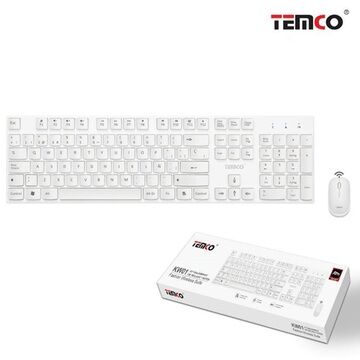 Kit Inalámbrico Teclado y Ratón KW01 Blanco