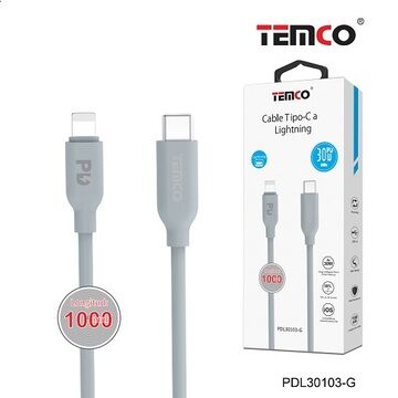 Cable 3A 1m Tipo C a Lightning PD30W Blanco