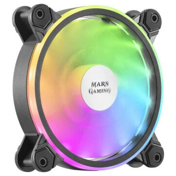 Ventilador Mars Gaming ARGB Dual 120mm Negro