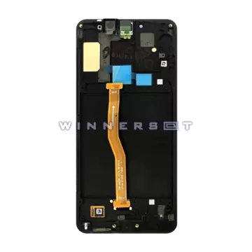 Marco frontal Galaxy A9 (2018) Negra Original