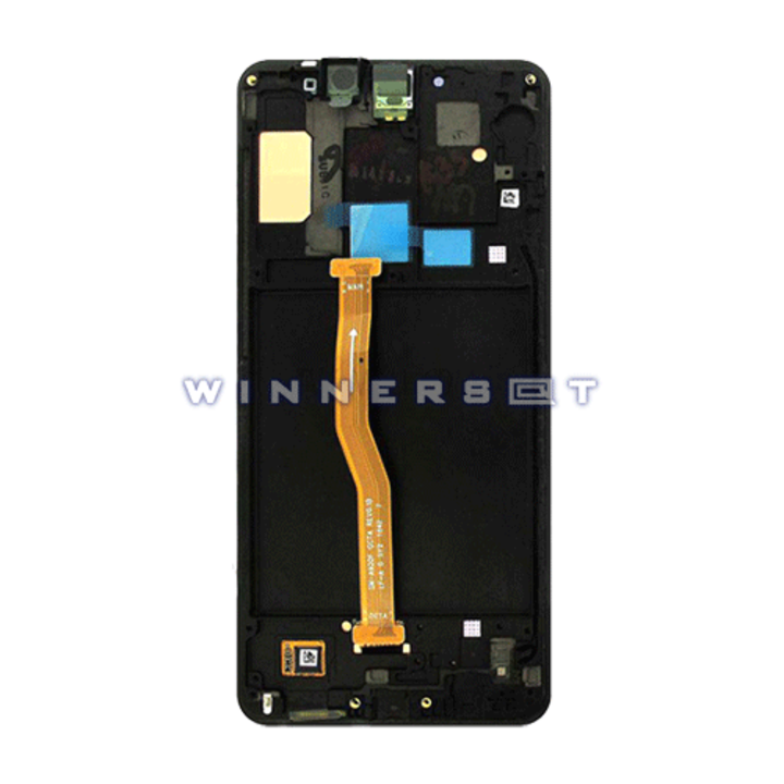 Marco frontal Galaxy A9 (2018) Negra Original