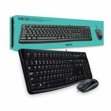 Logitech MK120 Pack USB Teclado + Raton 1000dpi 