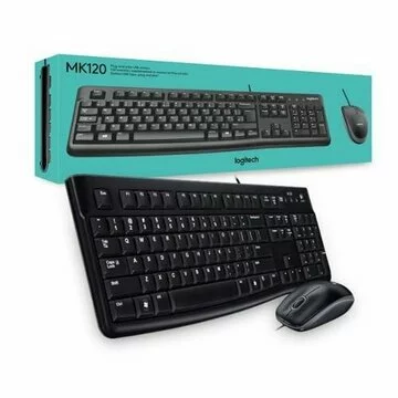 Logitech MK120 Pack USB Teclado + Raton 1000dpi 