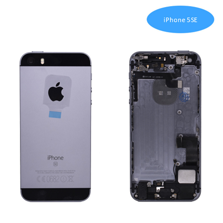 Tapa trasera iPhone SE Gris Original